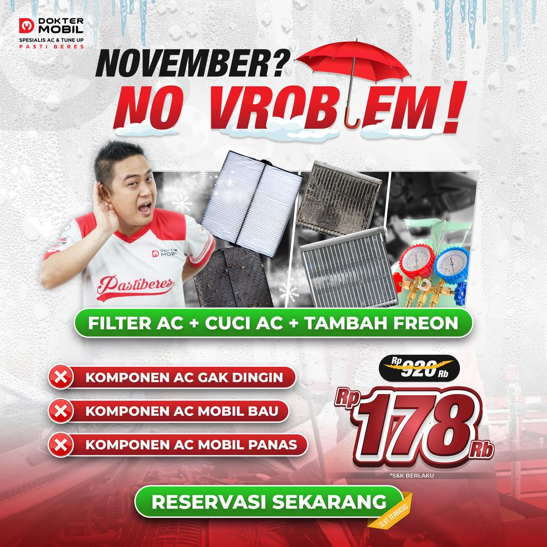 Promo Cuci AC 178 Ribu: Segarkan Kabin Mobil Anda Sekarang!